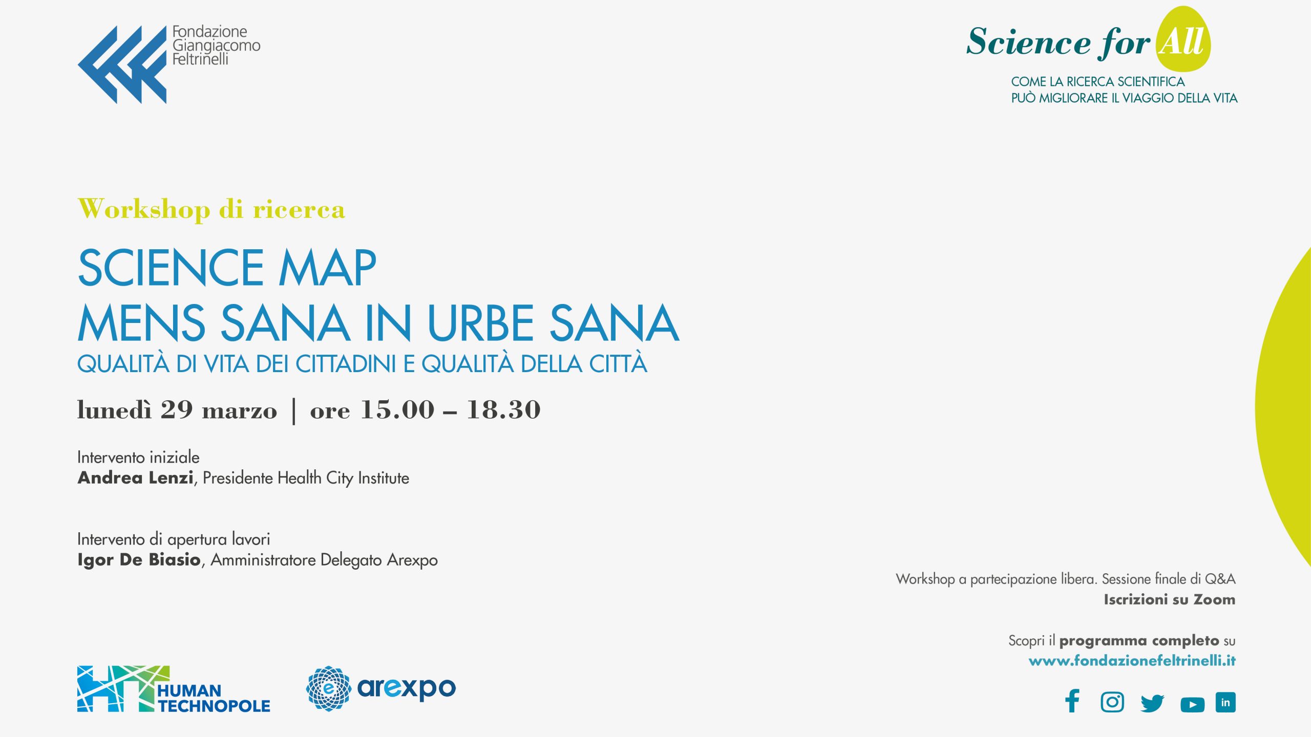 Workshop: Science Map – Mens sana in urbe sana