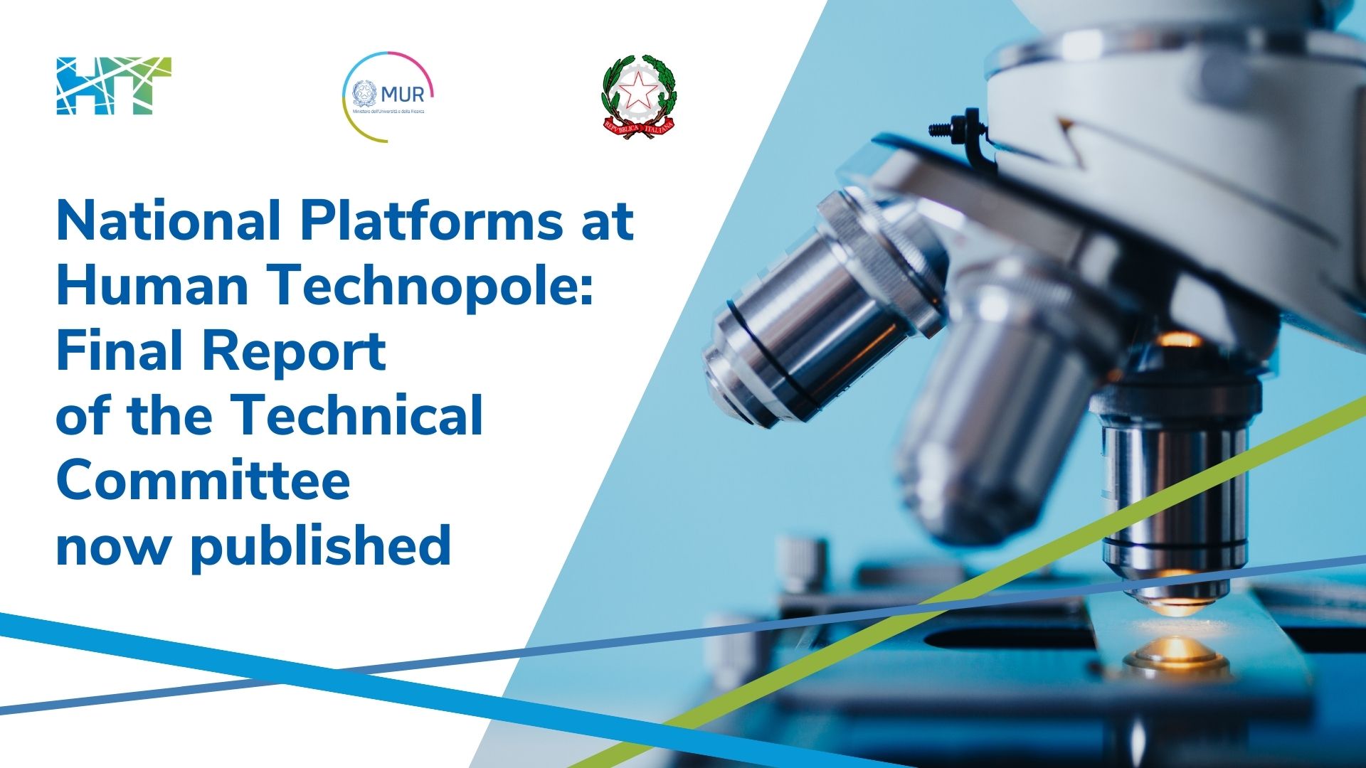 National Platforms at Human Technopole: Final Report of the Technical Committee now published